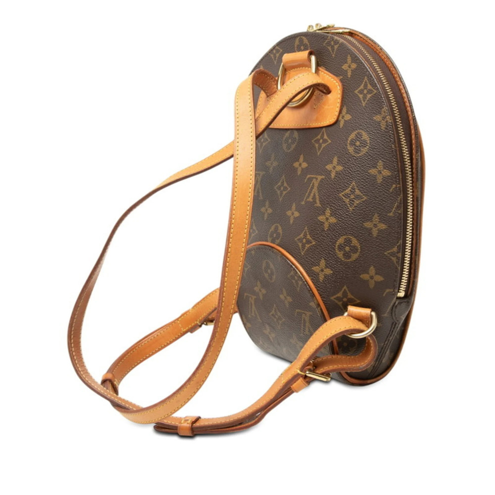 LOUIS VUITTON Brown Monogram Leather Ellipse Backpack - Picture 2 of 6